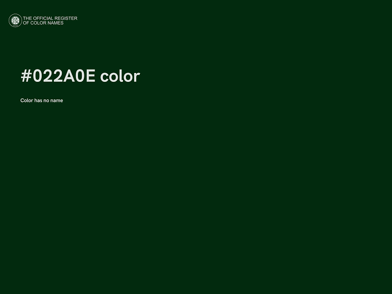 #022A0E color image