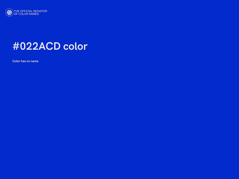 #022ACD color image