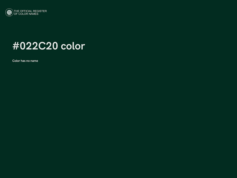 #022C20 color image