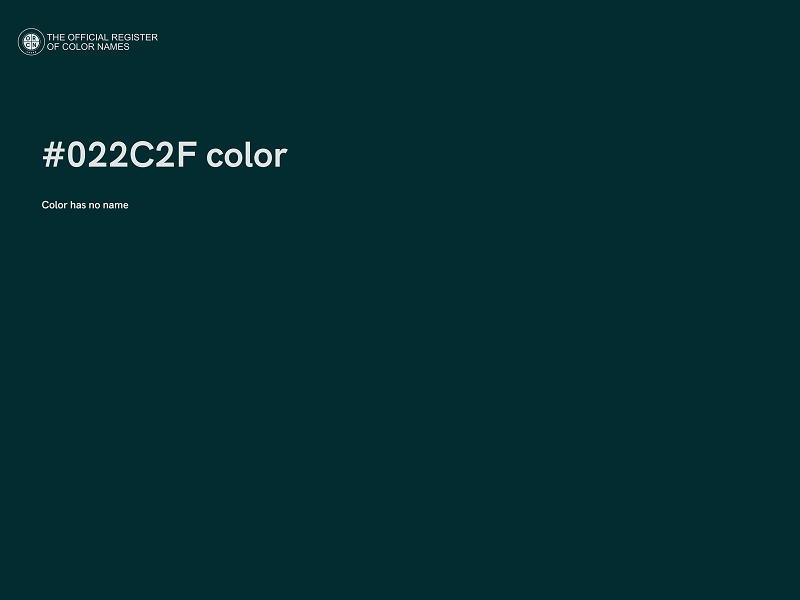 #022C2F color image