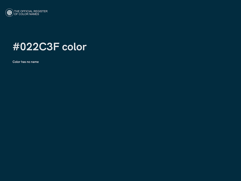 #022C3F color image