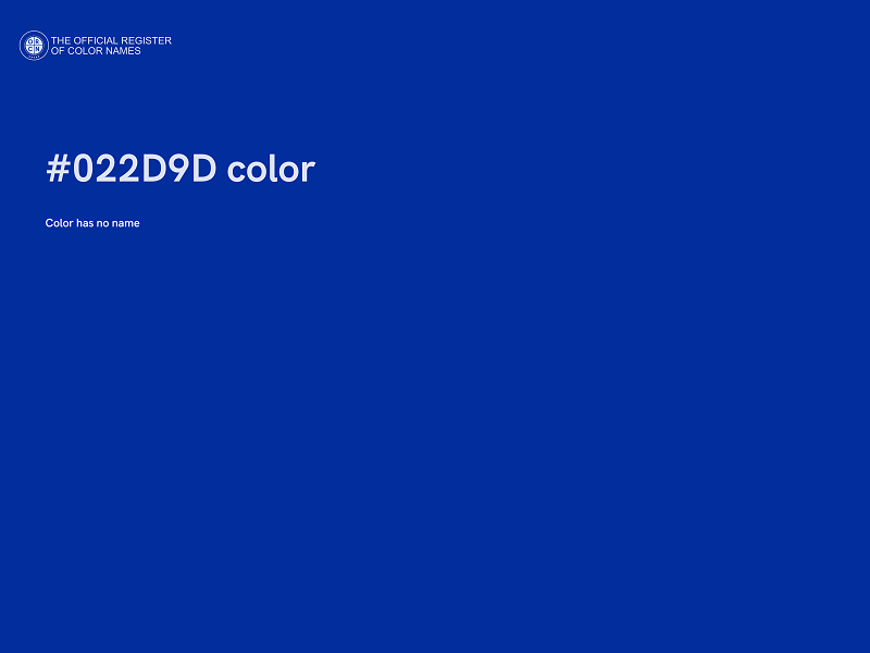 #022D9D color image