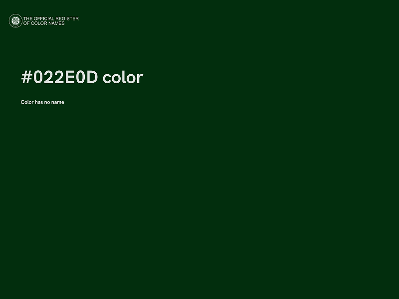 #022E0D color image