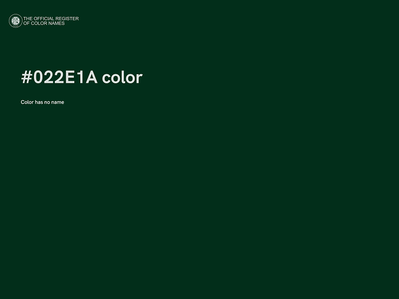 #022E1A color image