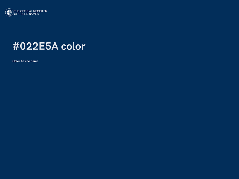 #022E5A color image