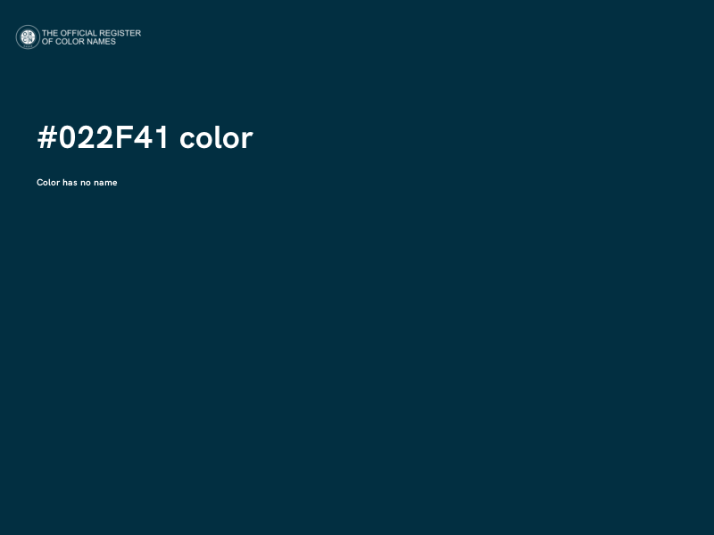 #022F41 color image