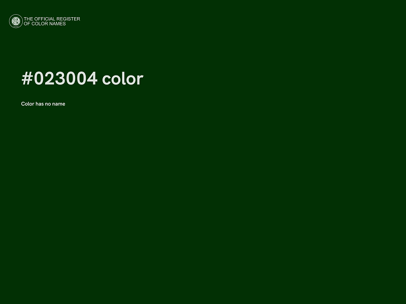 #023004 color image