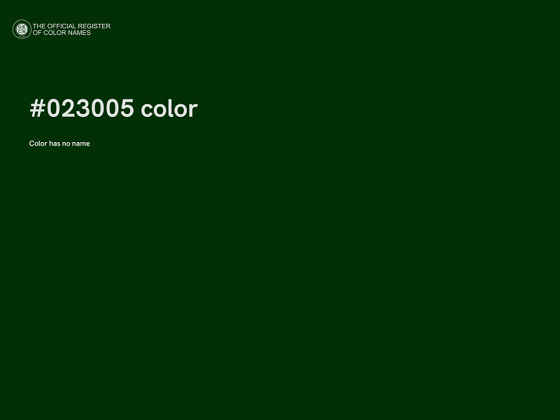 #023005 color image