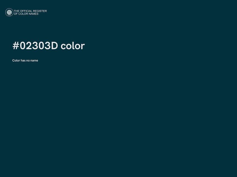 #02303D color image
