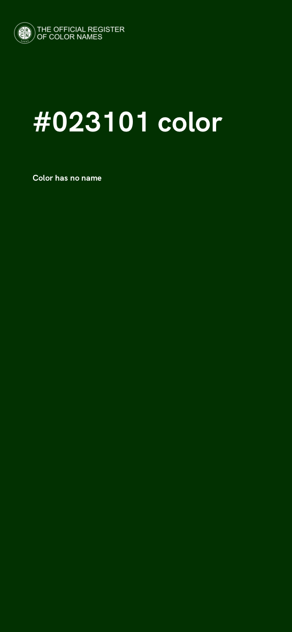 #023101 color image