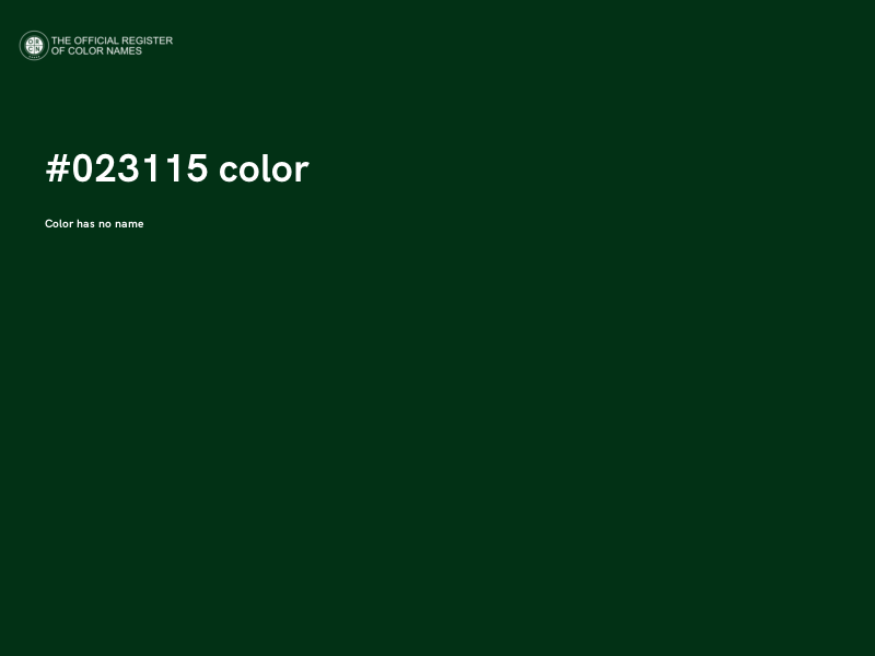 #023115 color image