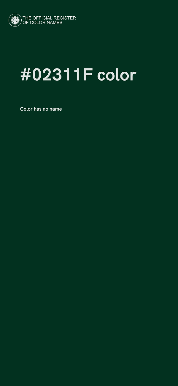 #02311F color image