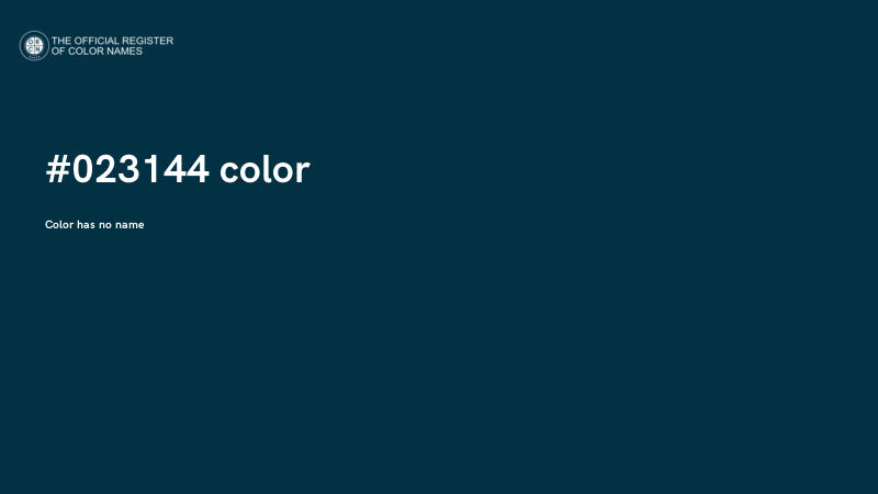 #023144 color image