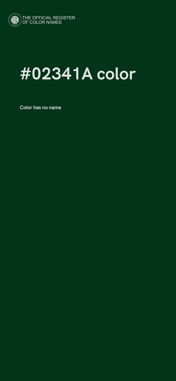 #02341A color image