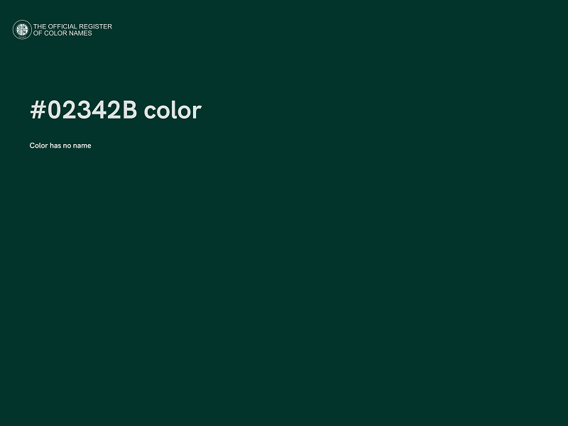 #02342B color image