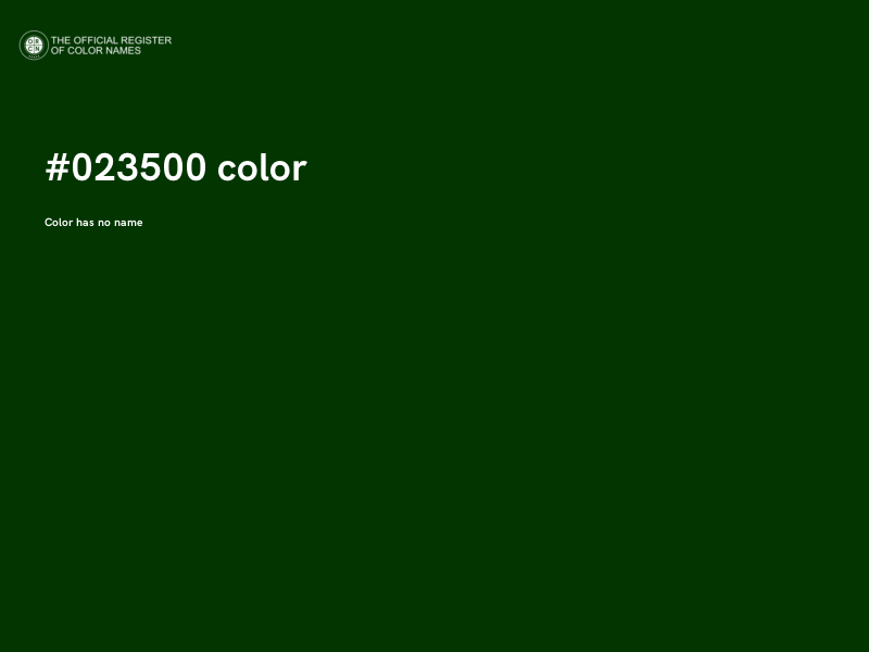 #023500 color image