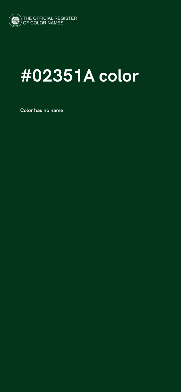 #02351A color image