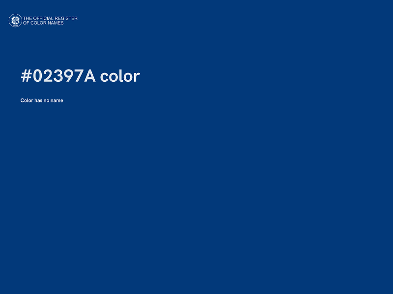 #02397A color image