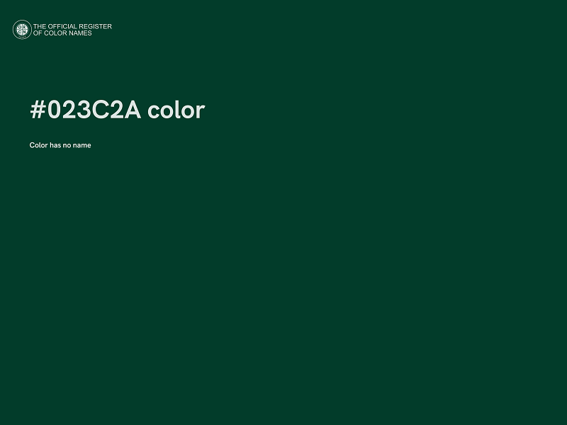 #023C2A color image