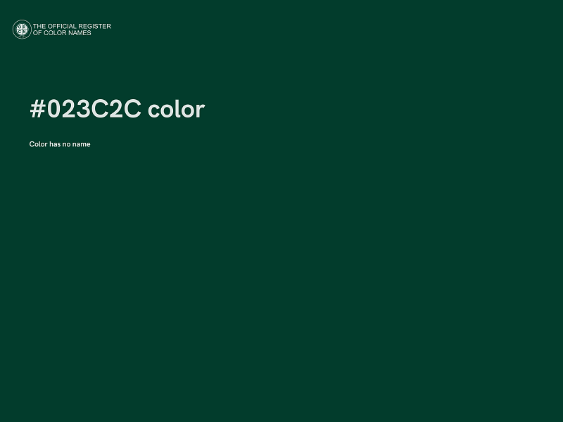 #023C2C color image