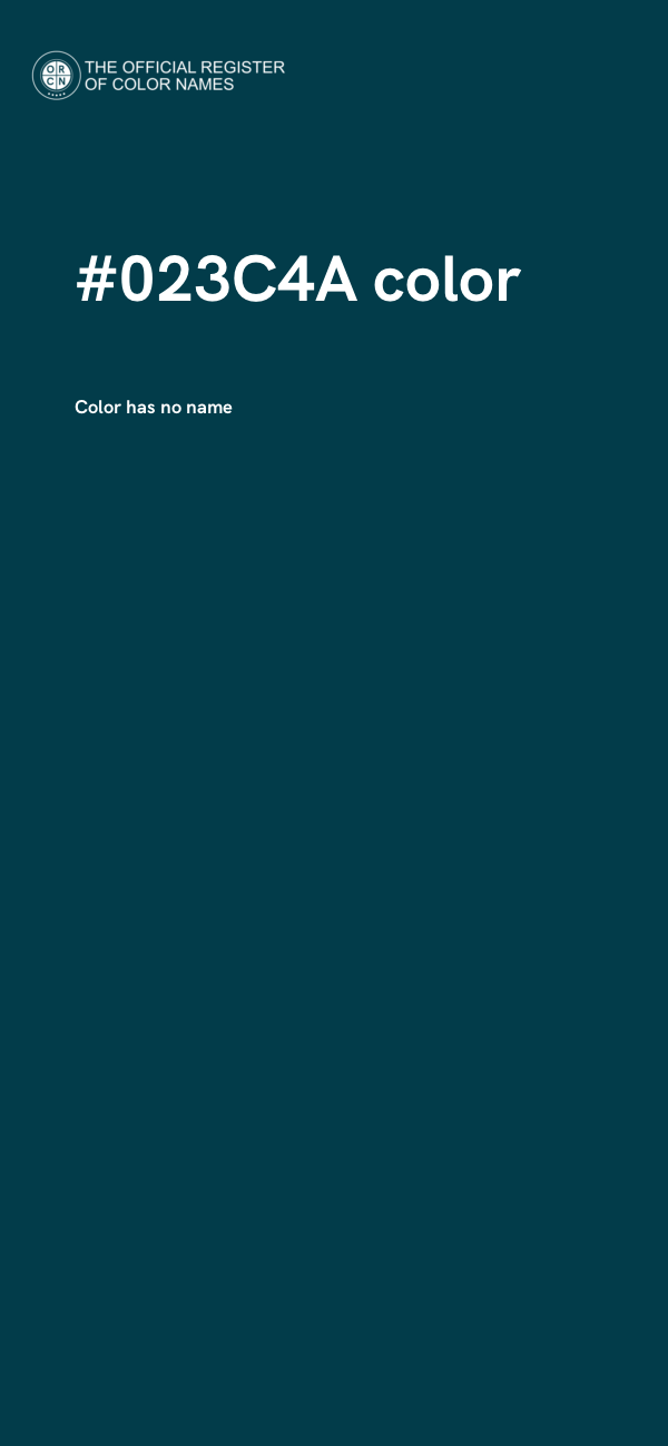 #023C4A color image