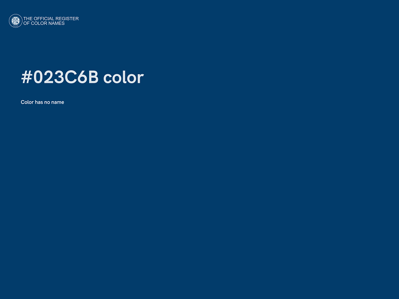 #023C6B color image