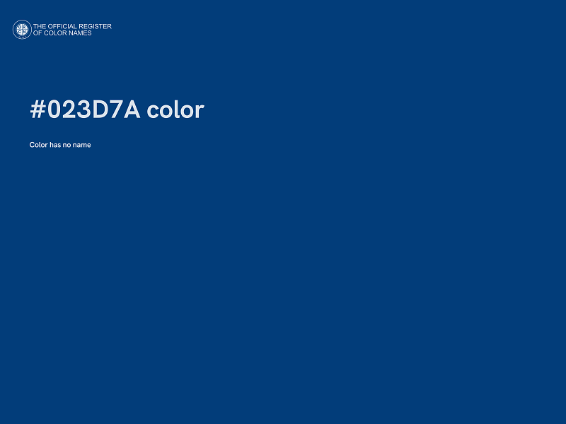 #023D7A color image