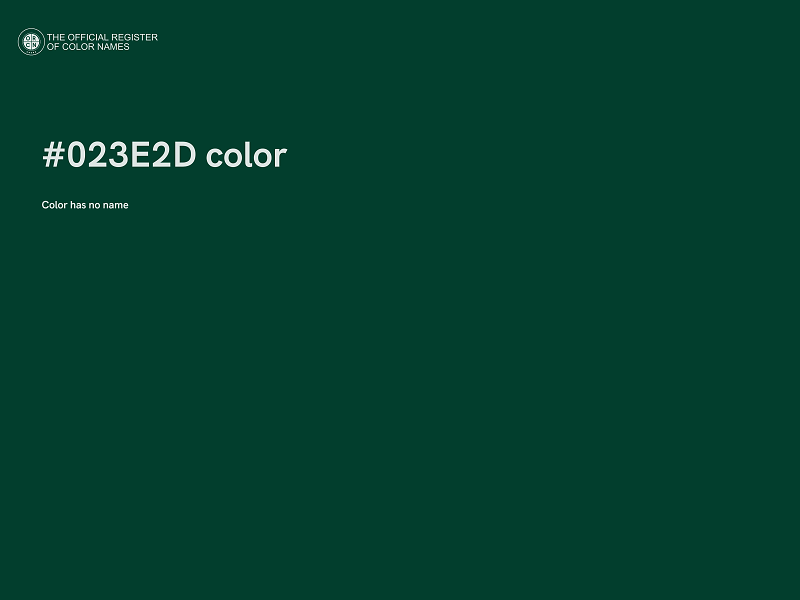 #023E2D color image