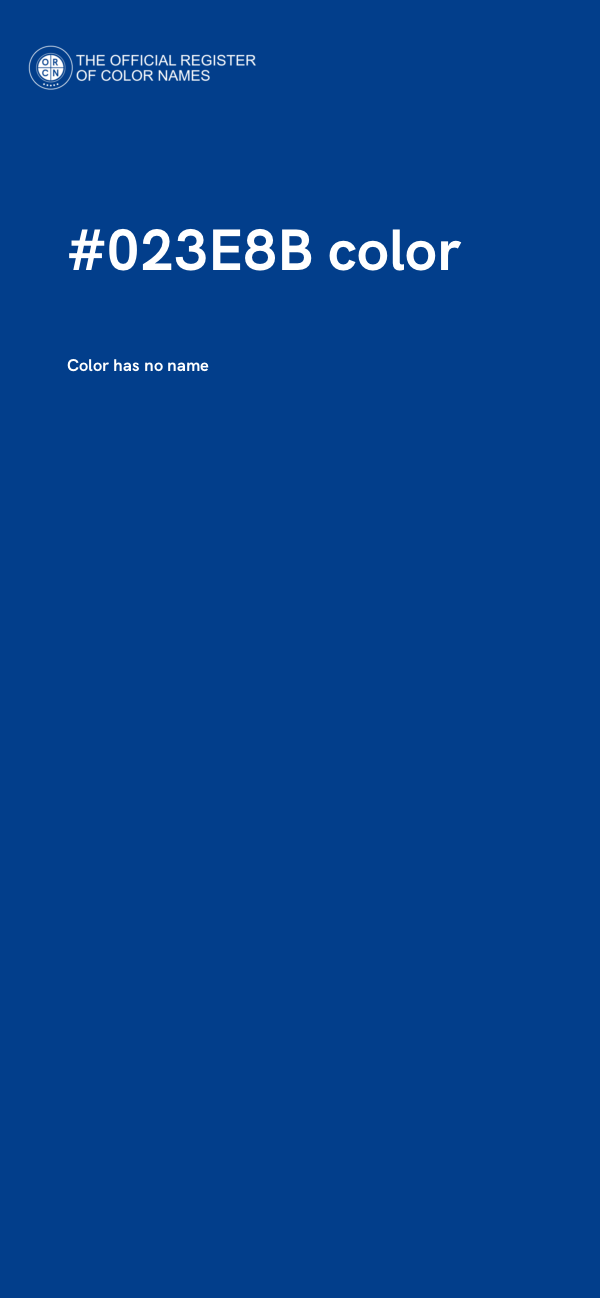 #023E8B color image