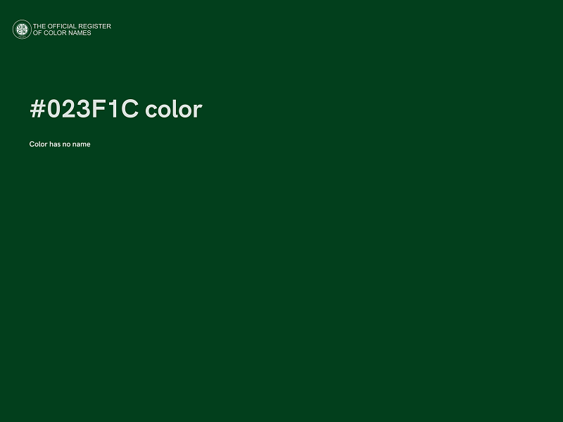 #023F1C color image