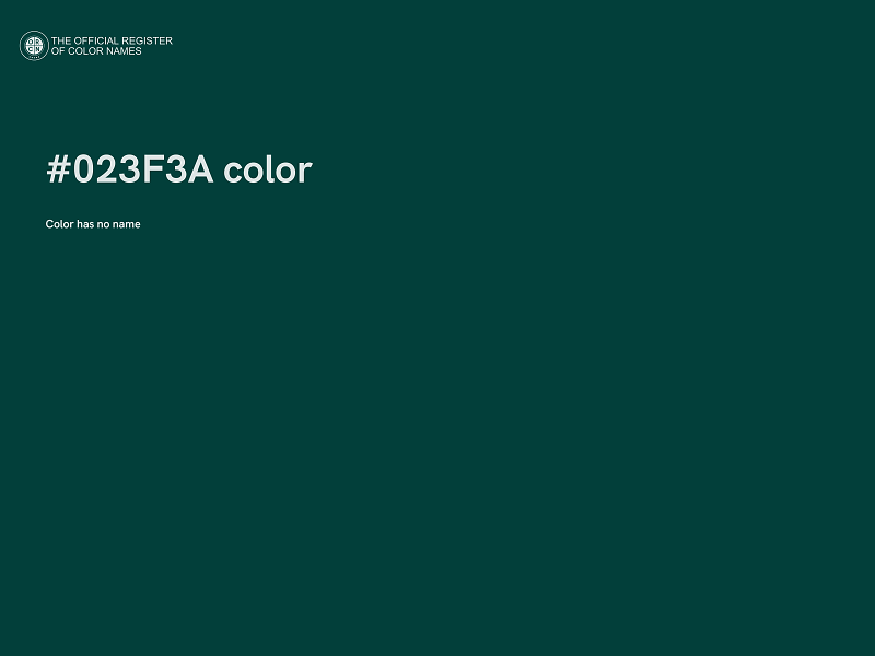 #023F3A color image