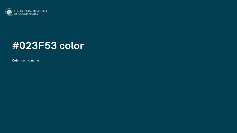 #023F53 color image