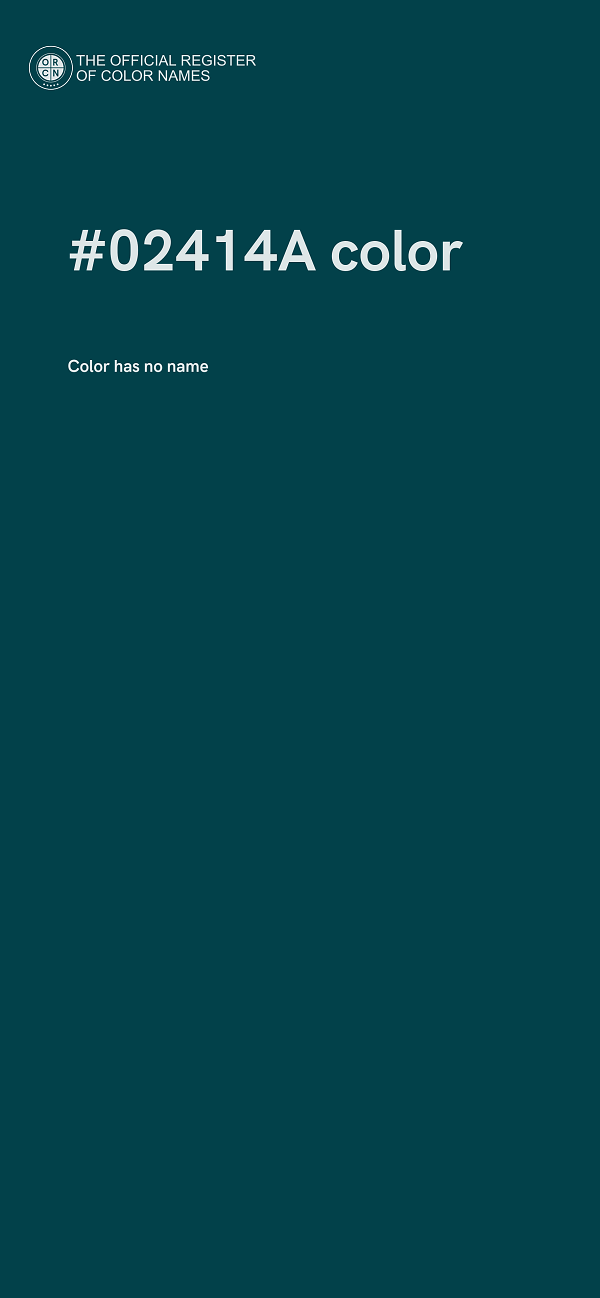 #02414A color image