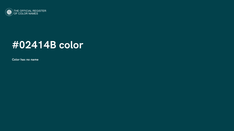 #02414B color image