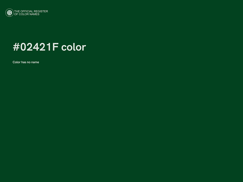 #02421F color image