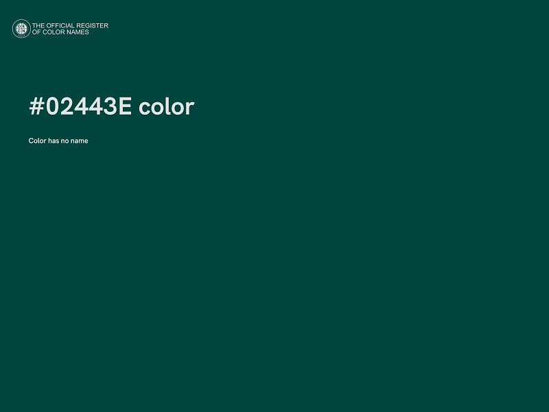 #02443E color image