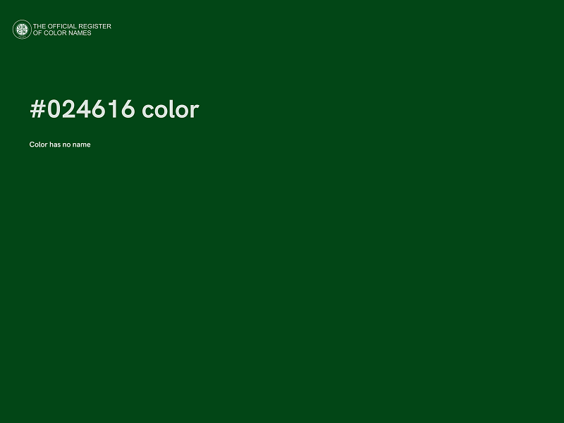 #024616 color image