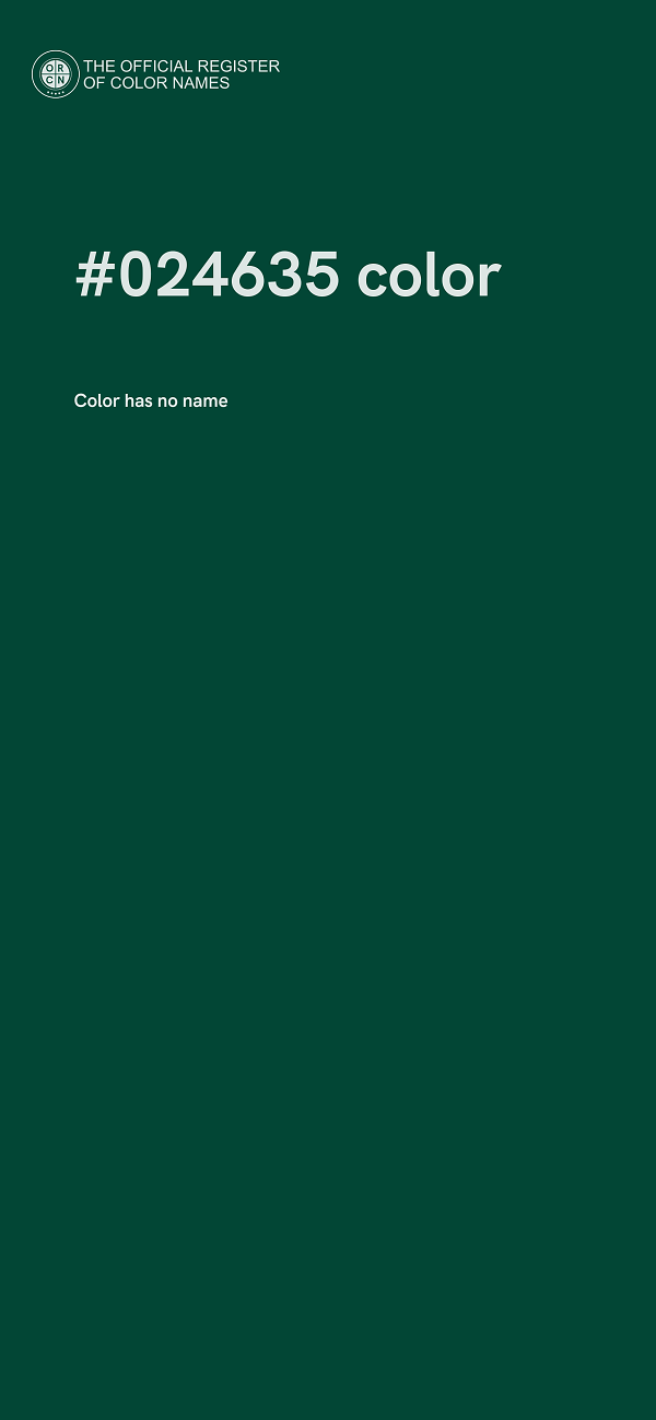 #024635 color image