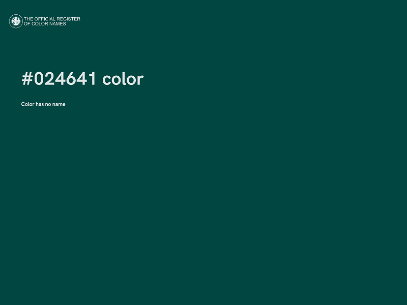 #024641 color image
