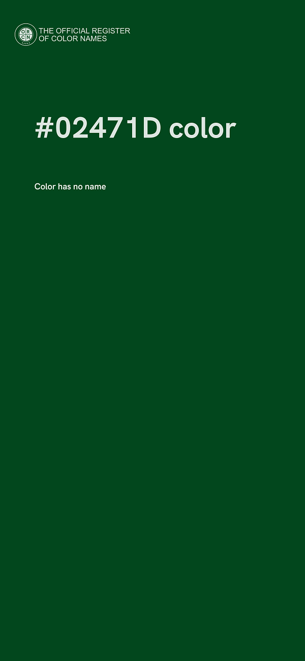 #02471D color image