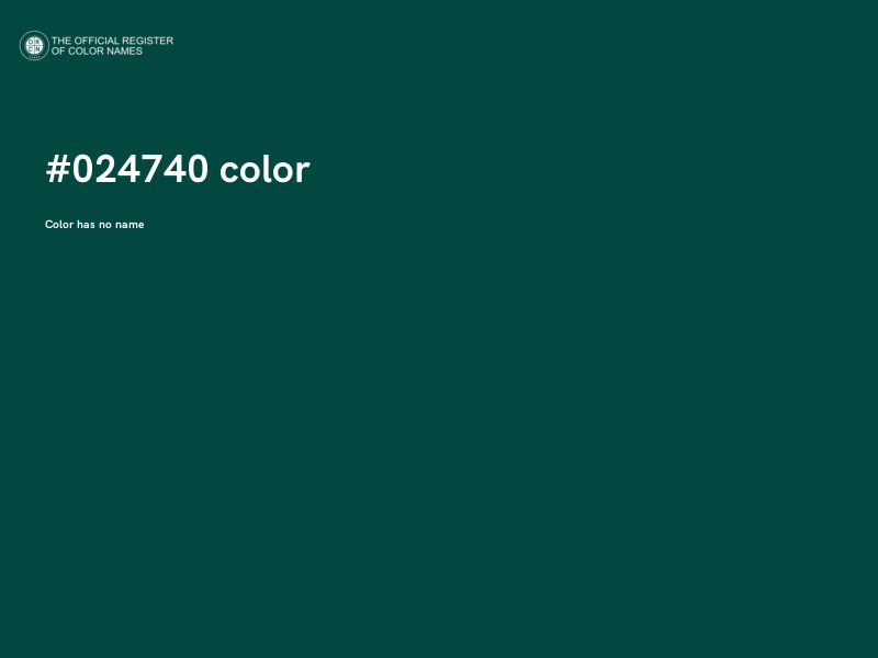 #024740 color image