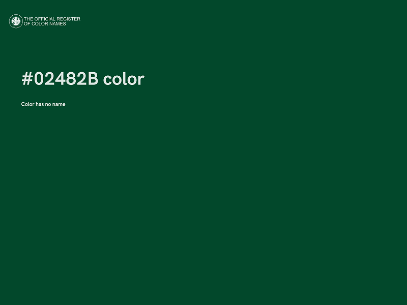 #02482B color image