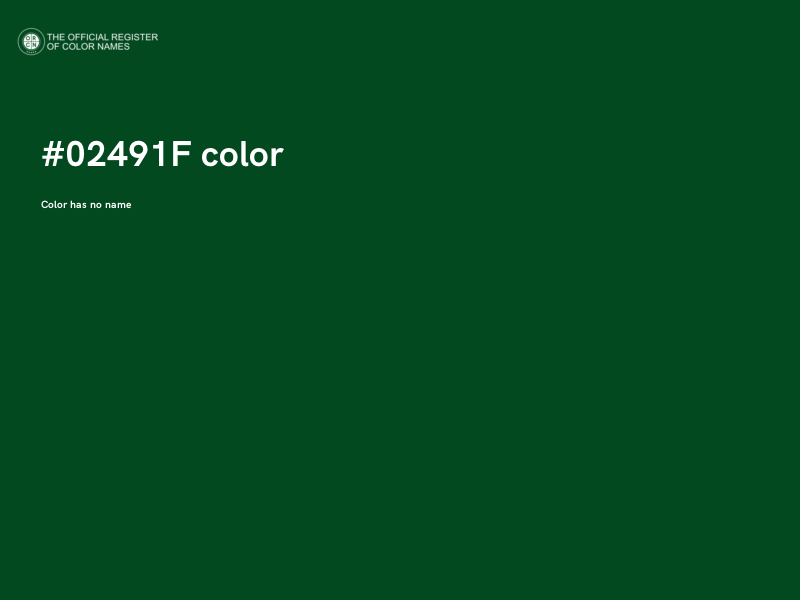 #02491F color image