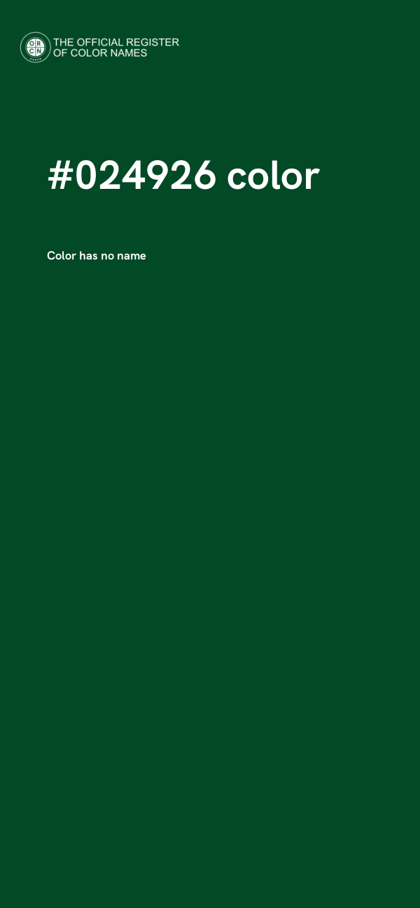 #024926 color image