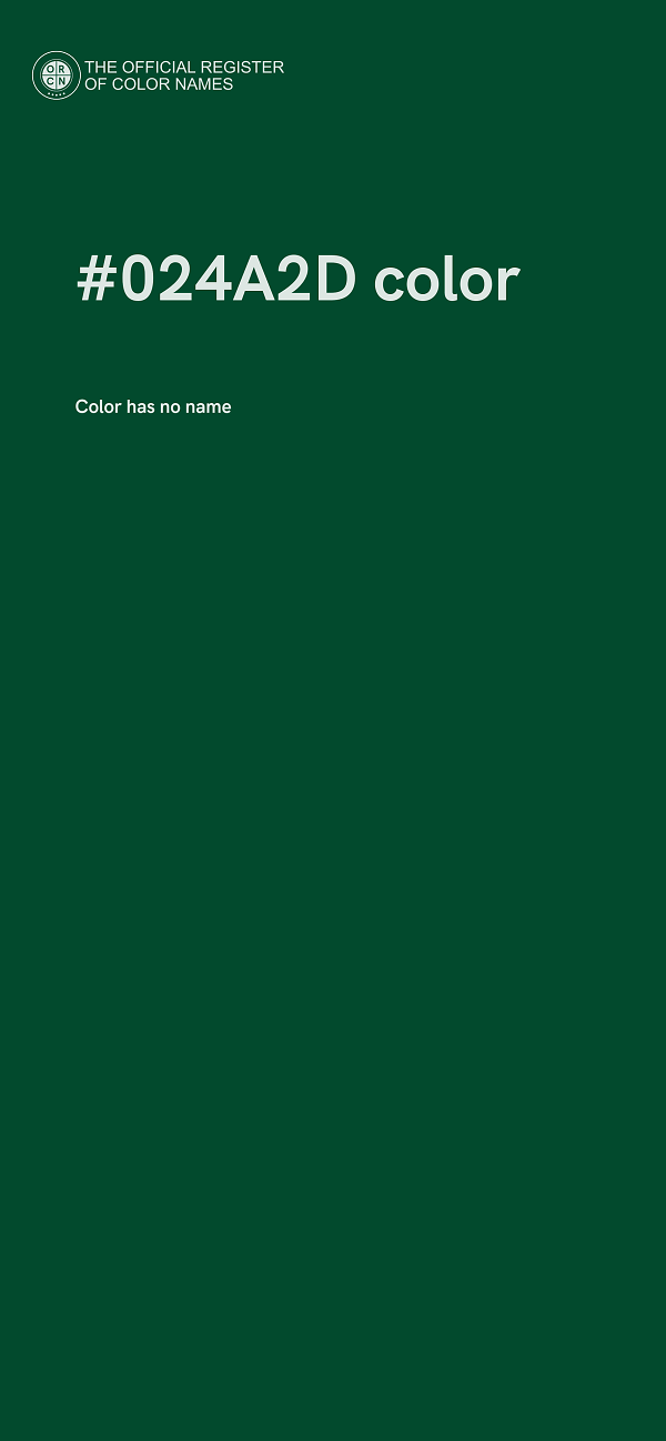 #024A2D color image
