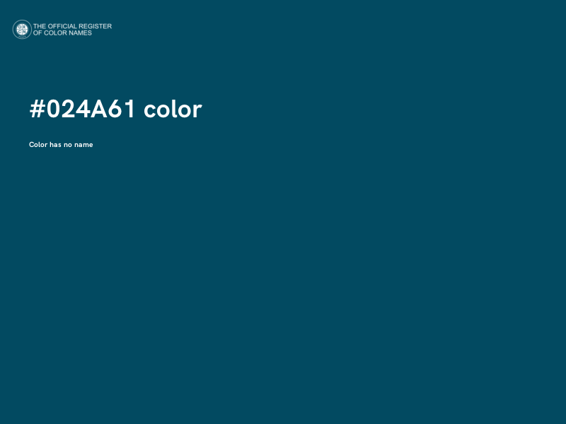 #024A61 color image