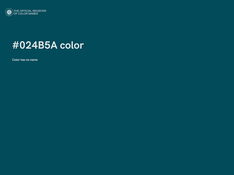 #024B5A color image