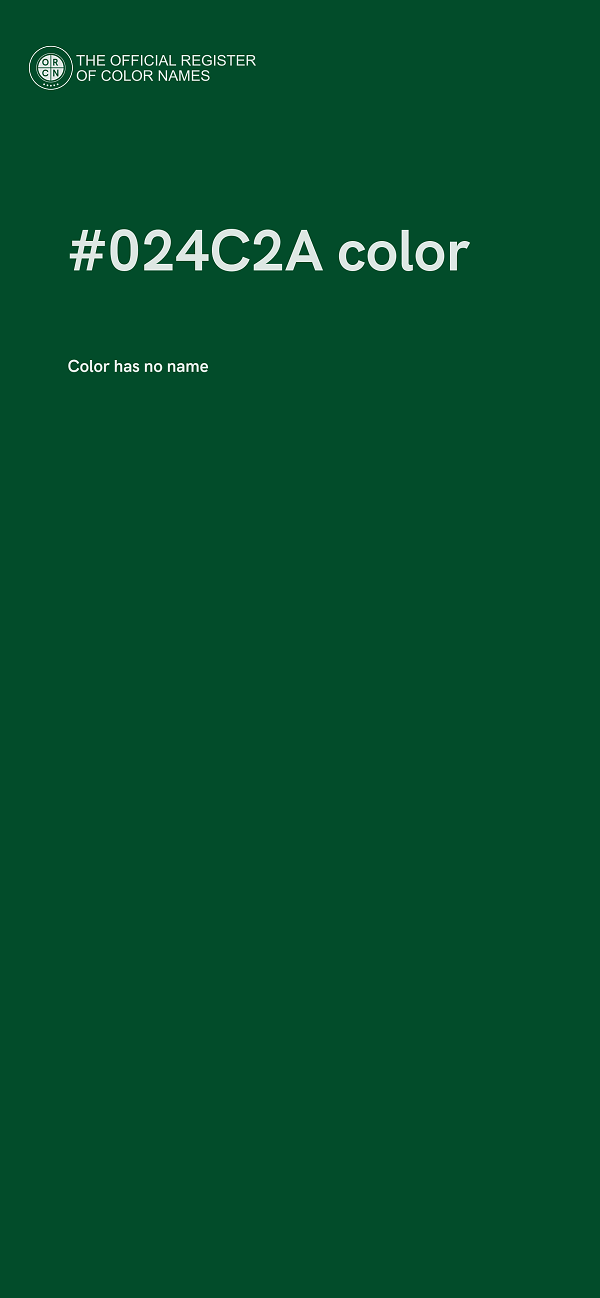 #024C2A color image