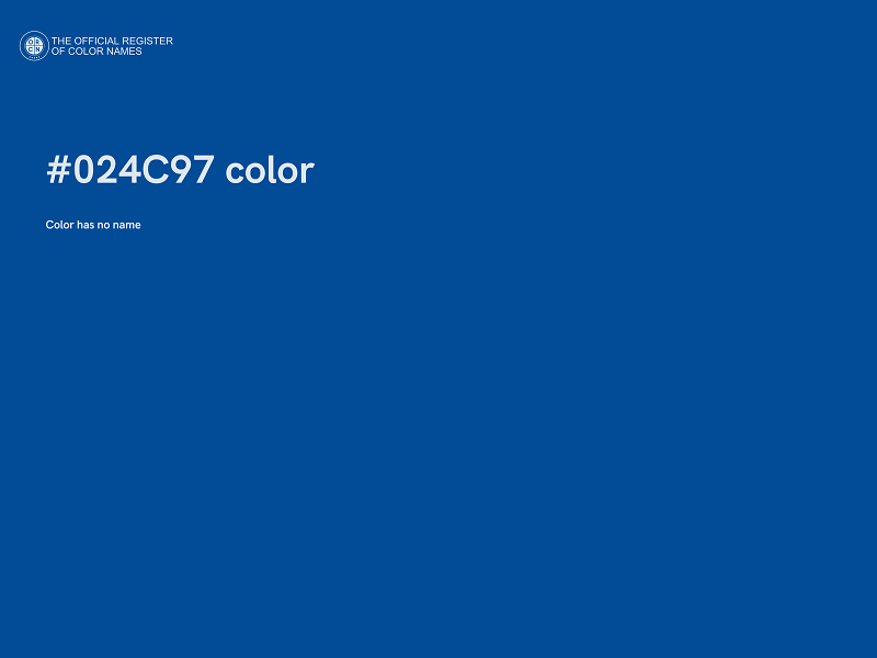 #024C97 color image