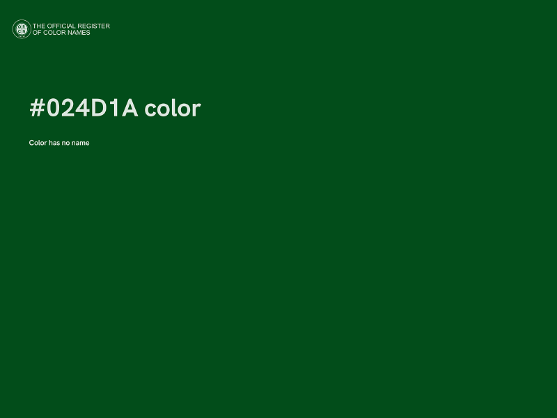 #024D1A color image